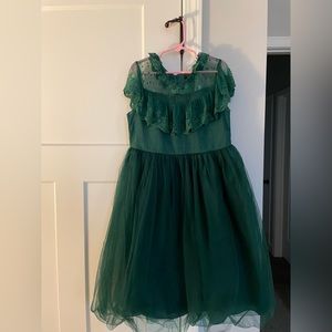 Trish Scully GIOVANNA DRESS EMERALD size 10